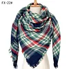 Plaid Pashmina Scarf Winter Scarf For Women