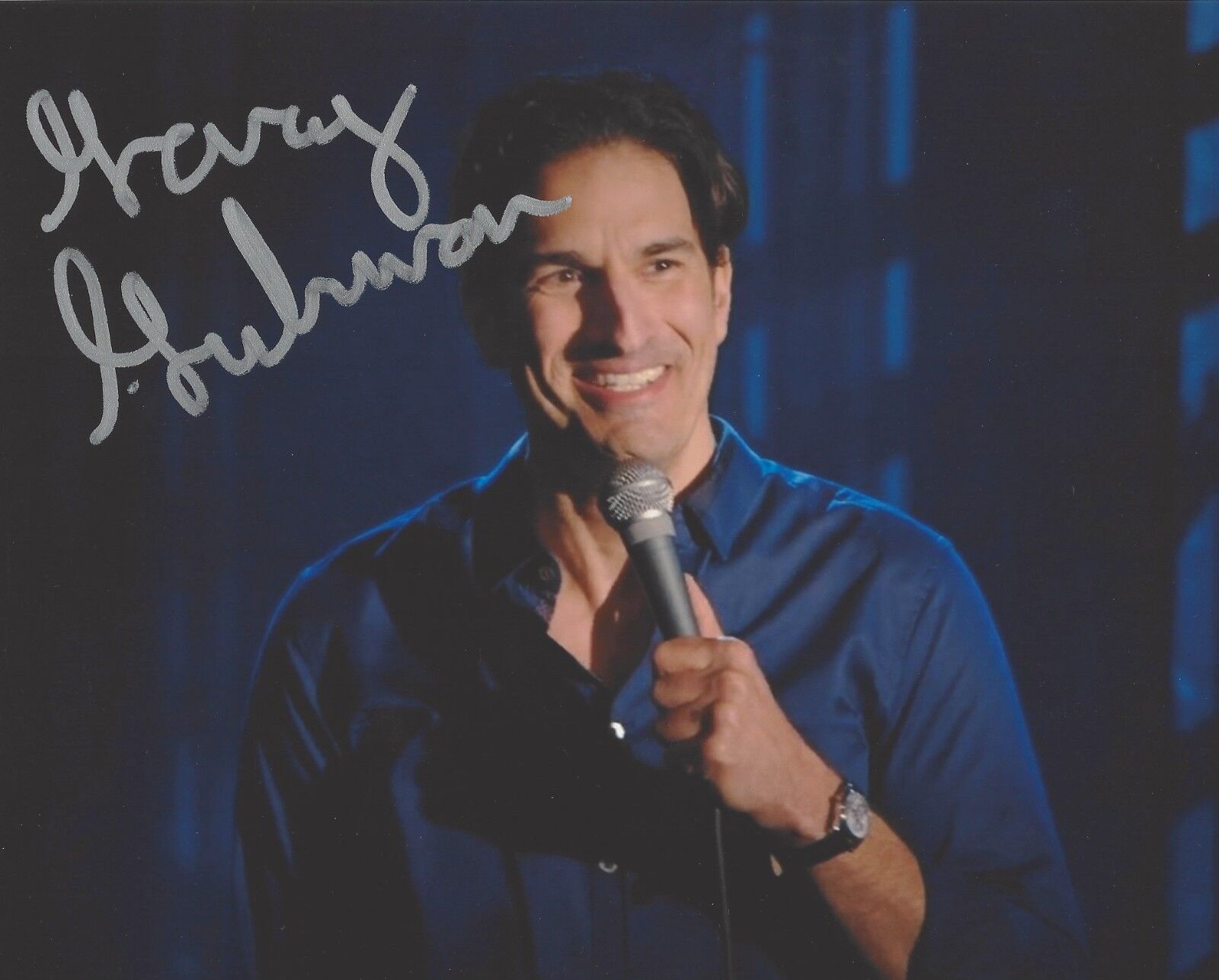 COMEDIAN GARY GULMAN SIGNED 8X10 Photo Poster painting A W/COA LAST COMIC STANDING ABOUT TIME