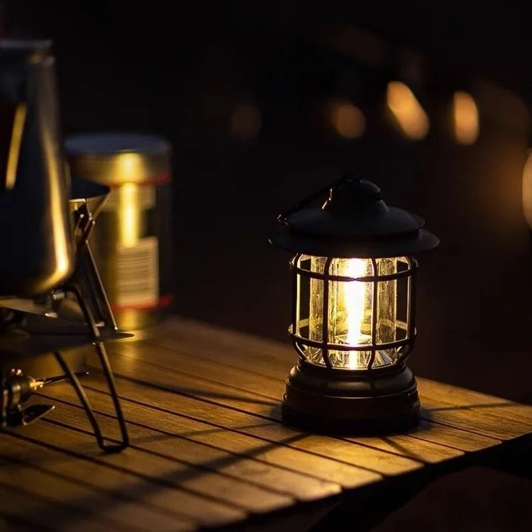 Retro LED Camping Lantern