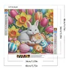 Diamond Painting-DIY Full Round Drill Easter Rabbit(40x40cm)