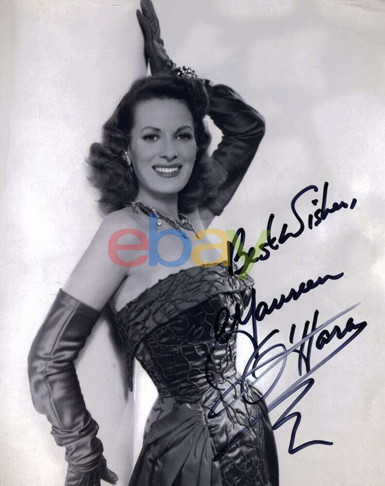 MAUREEN O`HARA Signed 8x10 Photo Poster painting Autographed reprint