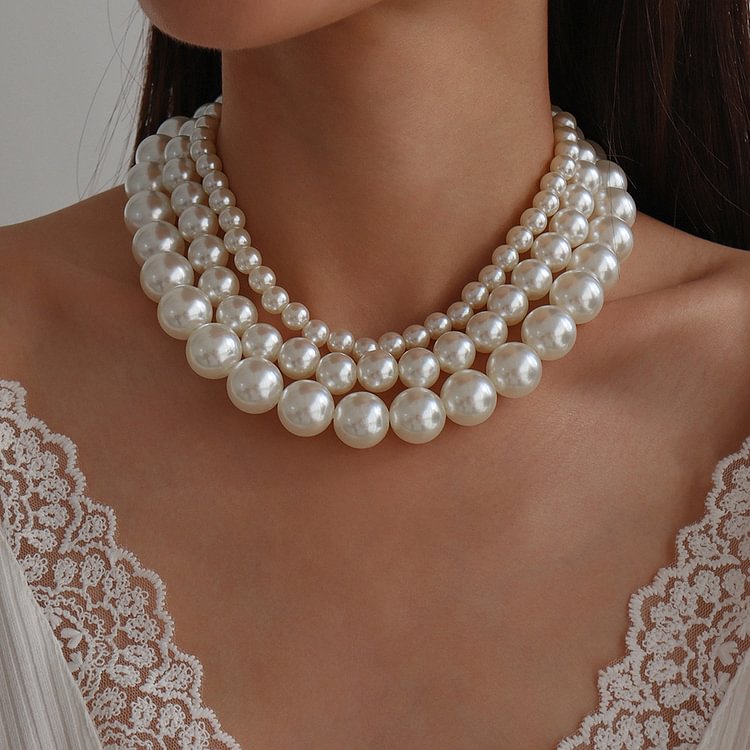 Fashion Multi-layer Pearl Necklace