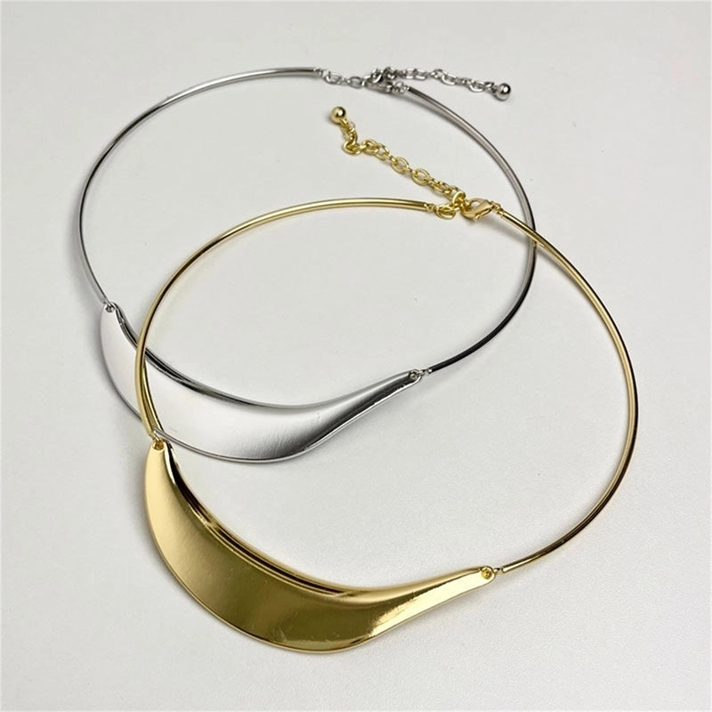 Casual Retro Geometric Gold Plated Silver Plated Copper Alloy Choker