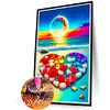 (40*60cm)Seaside - Full Round Drill Diamond Painting