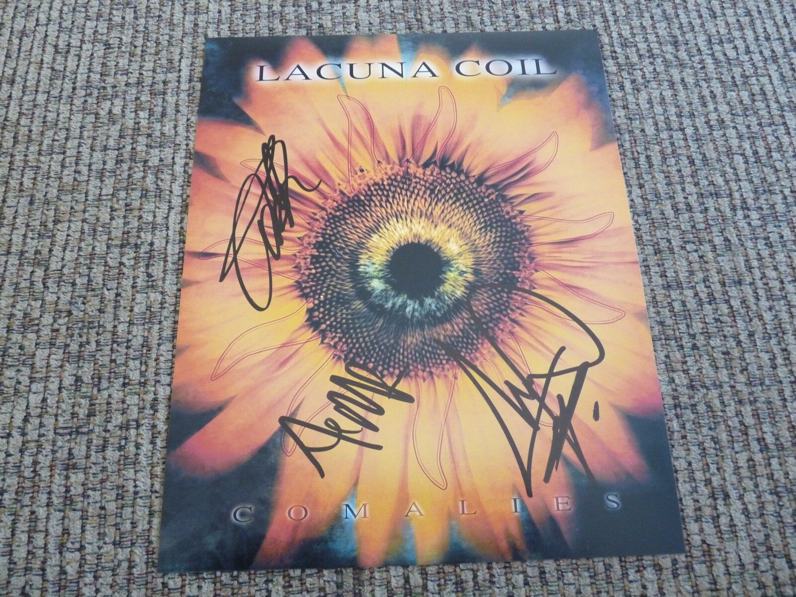 Lacuna Coil x3 Band Signed Autographed 8x10 Photo Poster painting MISSING RYAN PSA Guaranteed