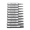 10pcs CR-V Plum Blossom Bit Set 4mm Torx Bit Set for Repairing Mobile Computer