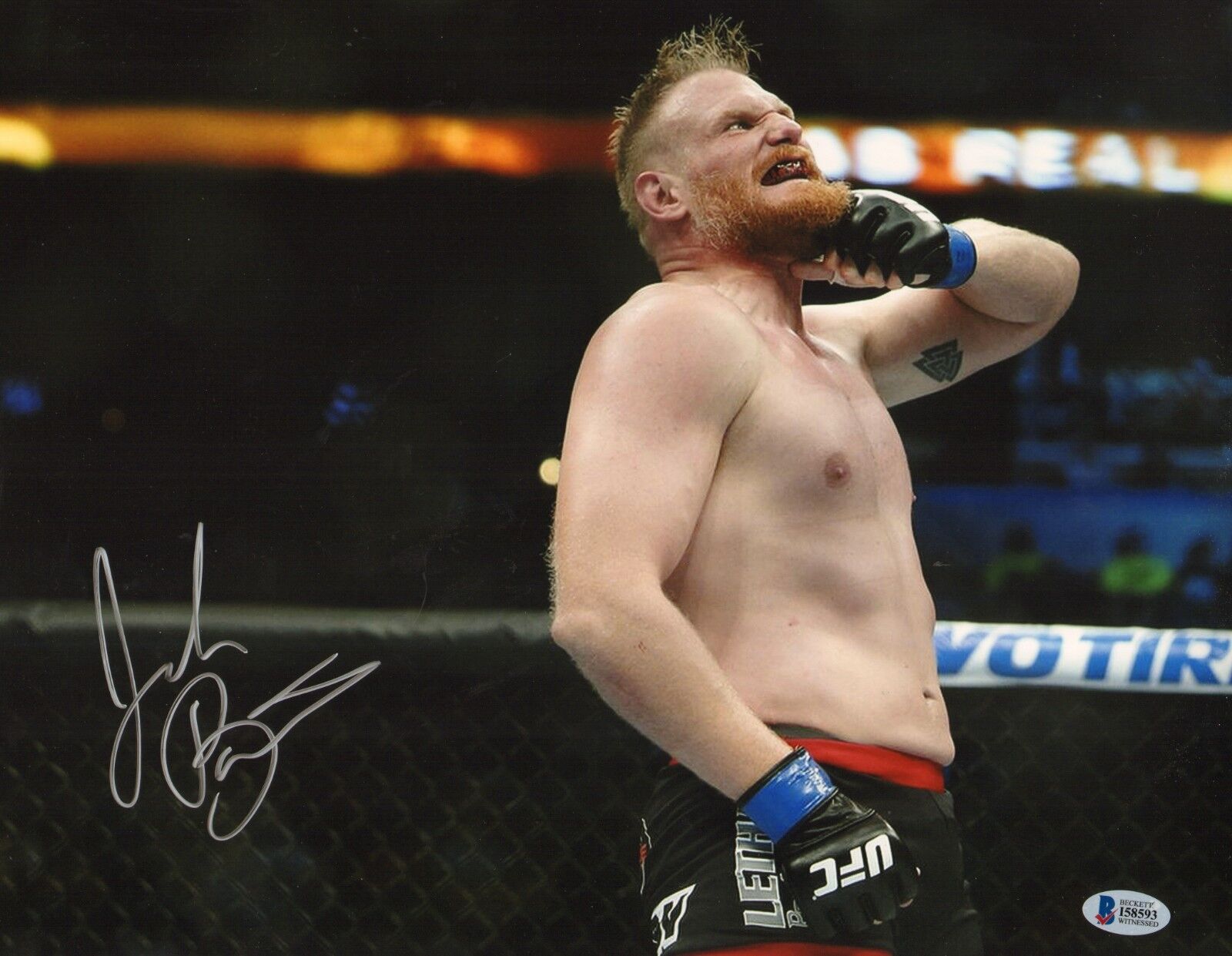 Josh Barnett Signed 11x14 Photo Poster painting BAS Beckett COA UFC Pride FC Picture Autograph 4