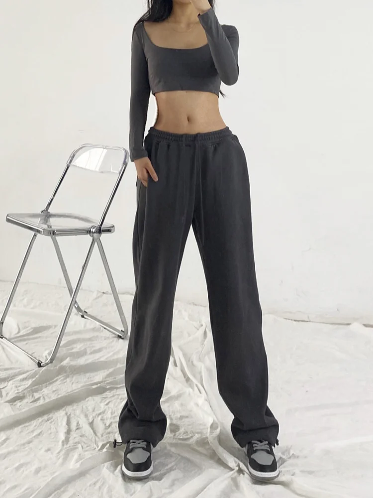 Oversize Sweatpants For Women High Waist Sports Pants Fashion Casual Baggy Pants Female Joggers Streetwear Harajuku Trousers
