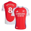 &Oslash;DEGAARD #8 Arsenal Home Authentic Soccer Jersey 2024/25