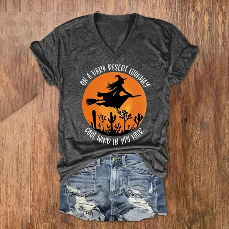 On A Dark Desert Highway Cool wind In My Hair Casual T-Shirt