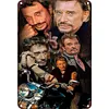 Johnny Hallyday - Vintage Metal Signs - 20*30cm/30*40cm - Music