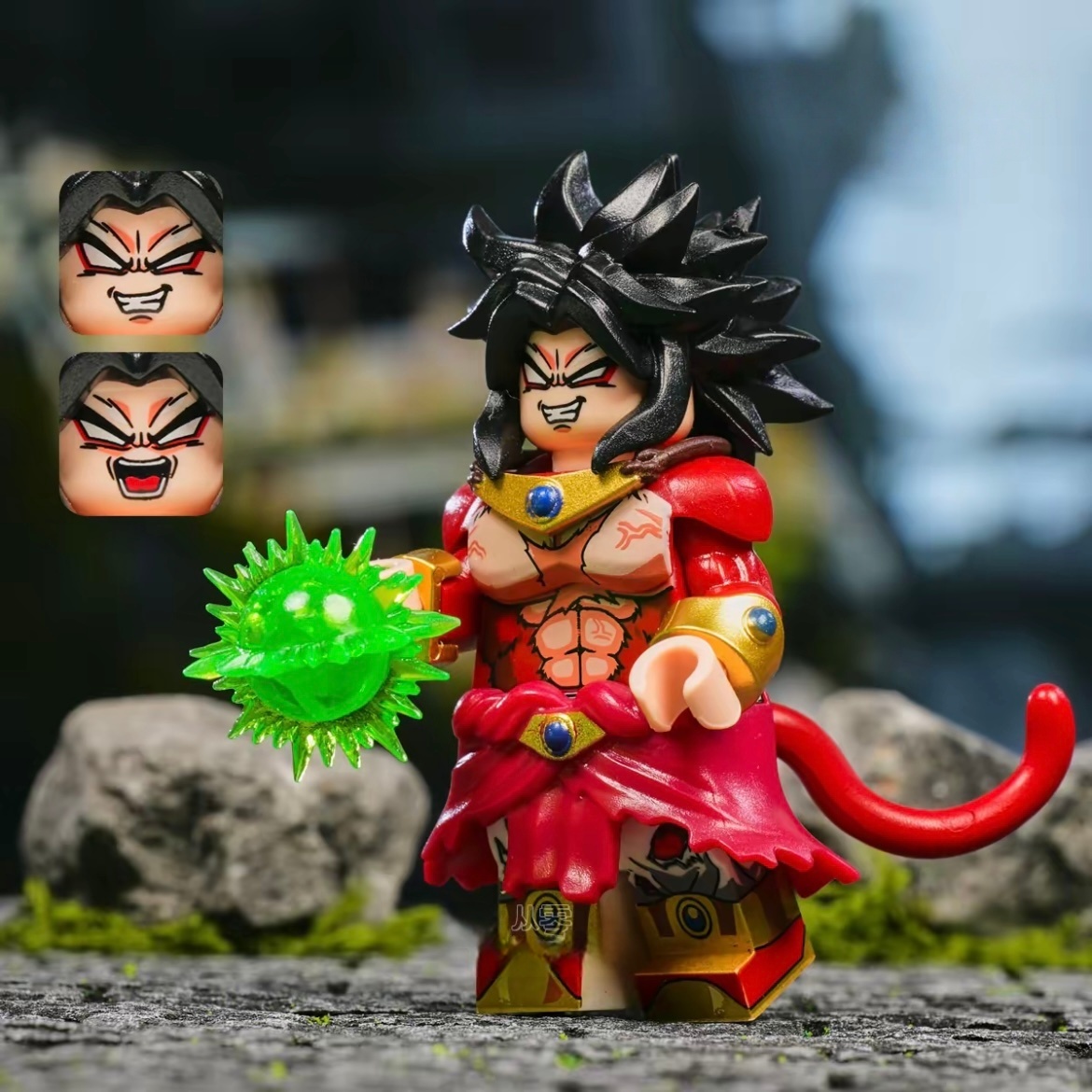 Dragon Ball GT & Heroes Minifigure Collection - Goku (Super Saiyan 4), Goku Black, Bardock & More Building Blocks Set