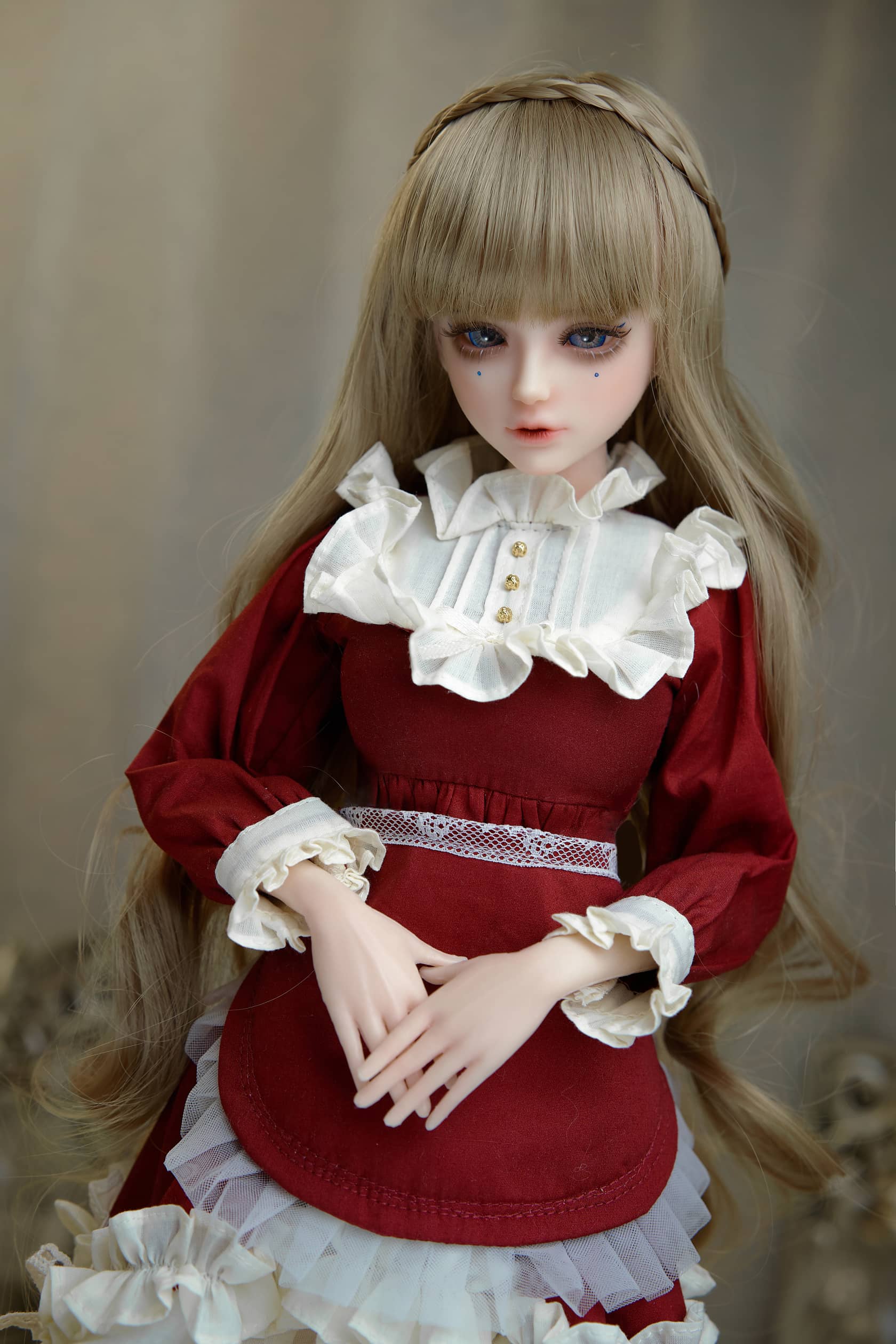 Mini Love Doll LLDOLL 60cm (1.97') court lady #CM005 full silicone (NO.706) LLDOLL Littlelovedoll