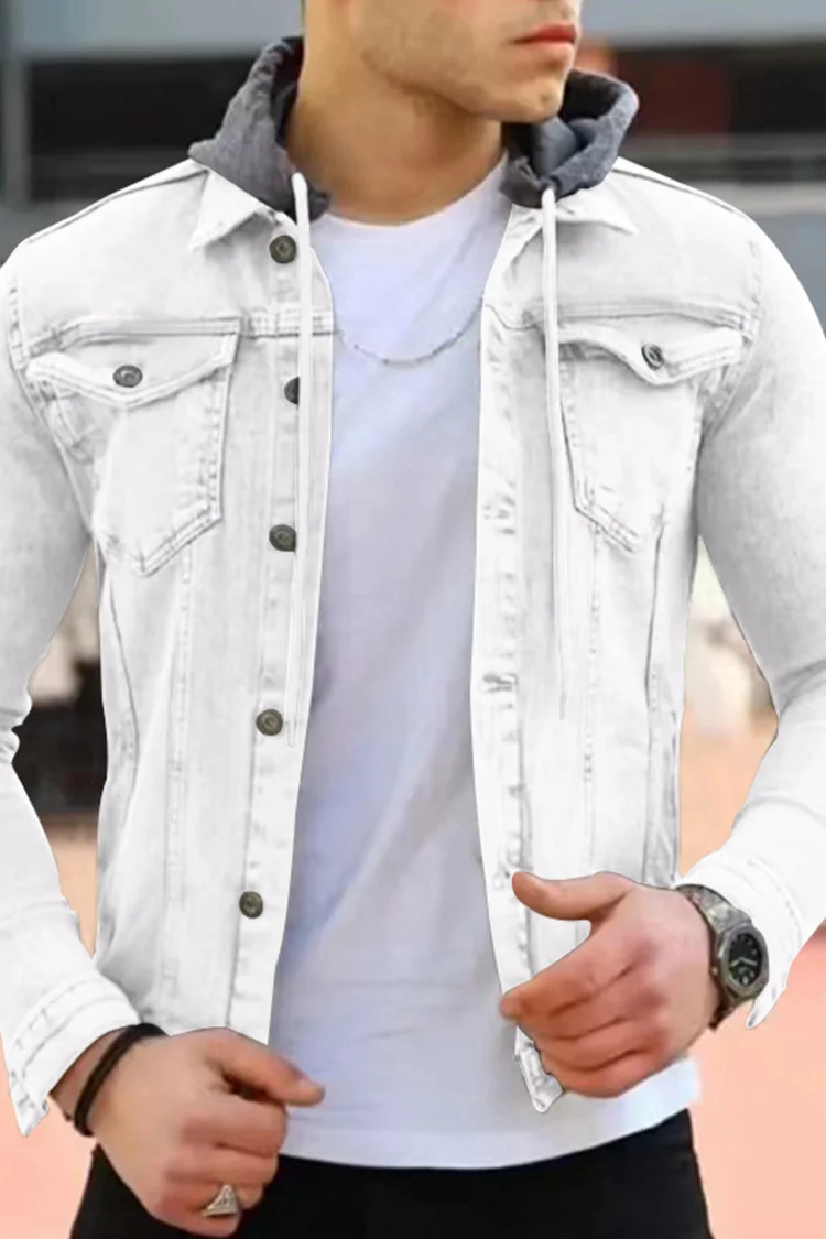Men's Casual Hooded Jacket