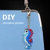 >SALE<5pcs Diamond Keychains Art Craft DIY Handmade Rhinestone Pendant Kid Adult Gifts