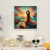 Beach Couple-11CT Stamped Cross Stitch 40*40cm/15.75*15.75in tapestrymarket