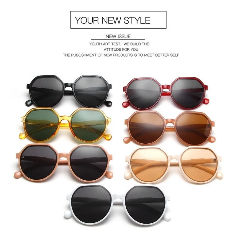 Candy Color Big Frame glasses