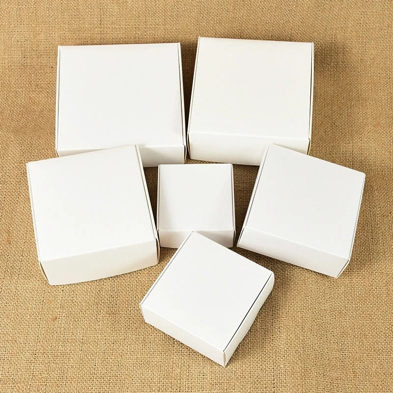 6pcs Kraft Paper Gift Box Marbling Style DIY Handmade Candy Chocolate Packaging Birthday Party Wedding Decoration Christmas Gift