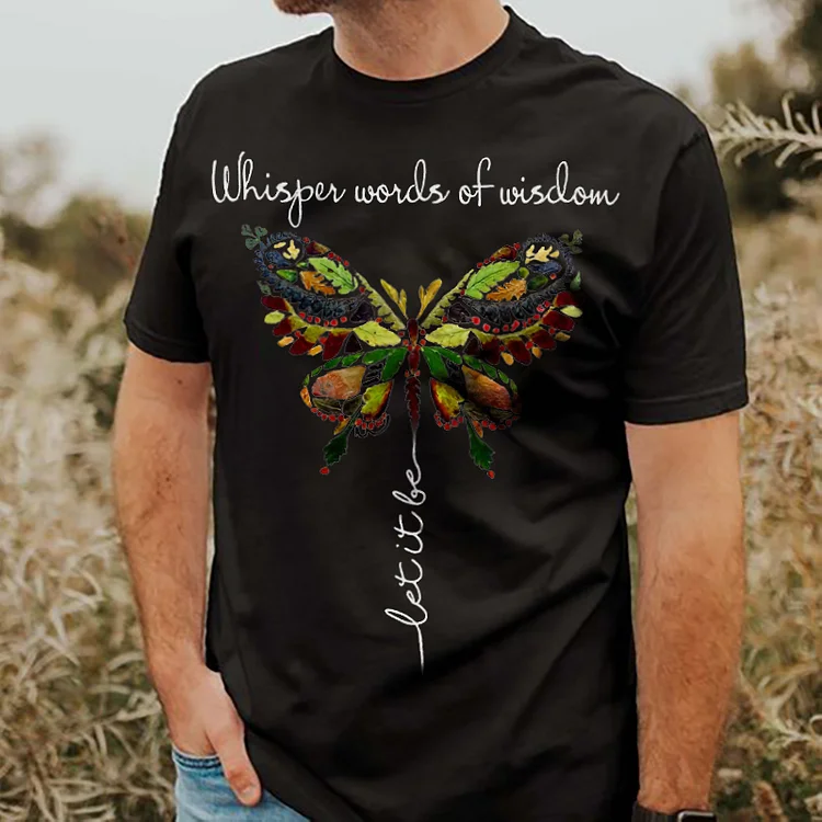 Whisper Words Of Wisdom Print Men's T-shirt