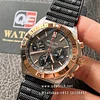 BREITLING Chronomat B01 42mm UB0134101B1S1 Gold and Steel Grey Dial With Black Rouleaux Rubber Strap super clone