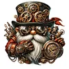(Multi-Style) Steampunk Gnome Envelope-11CT Stamped Cross Stitch 50*50cm/19.69*19.69in