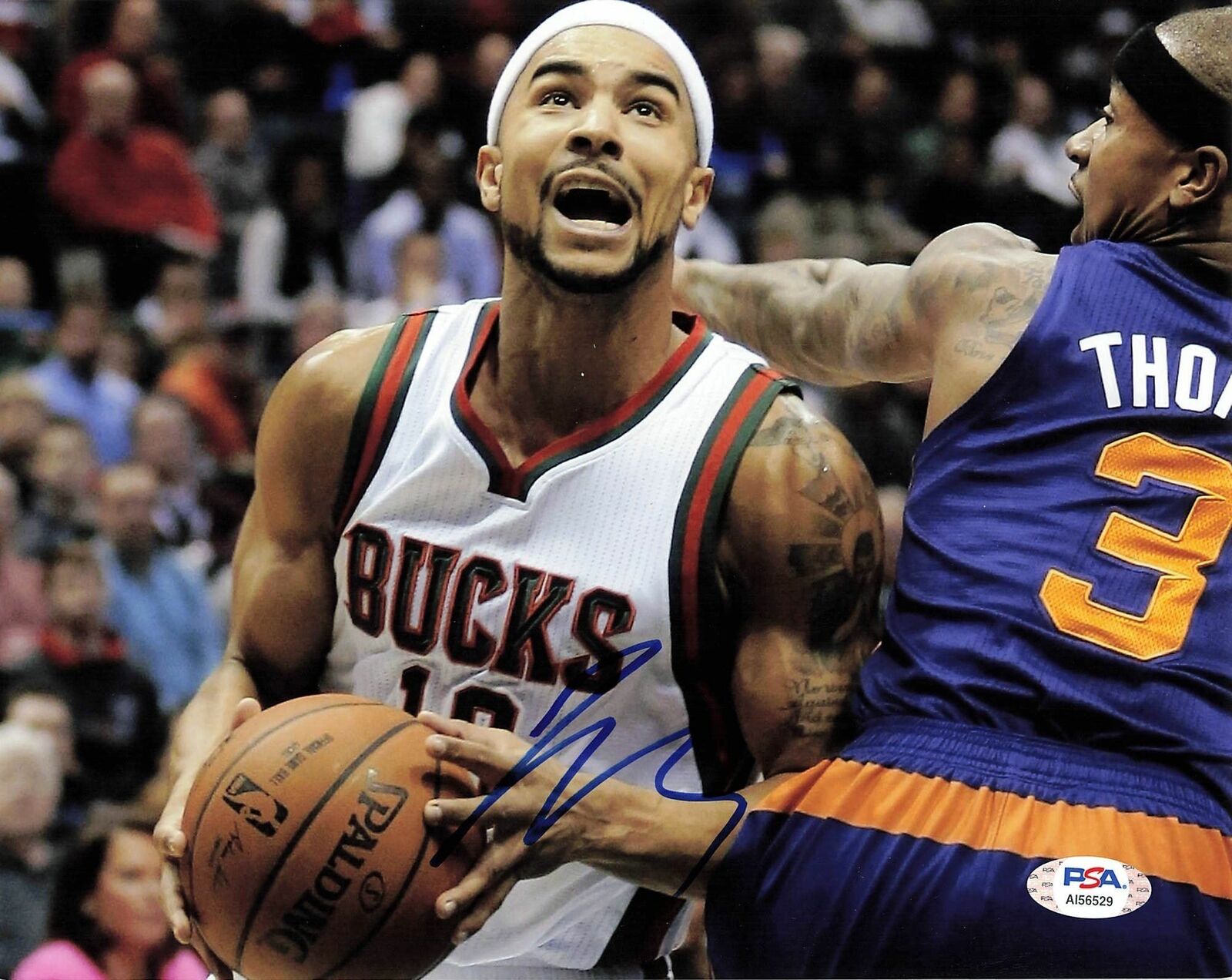 Jerryd Bayless signed 8x10 Photo Poster painting PSA/DNA Milwaukee Bucks Autographed