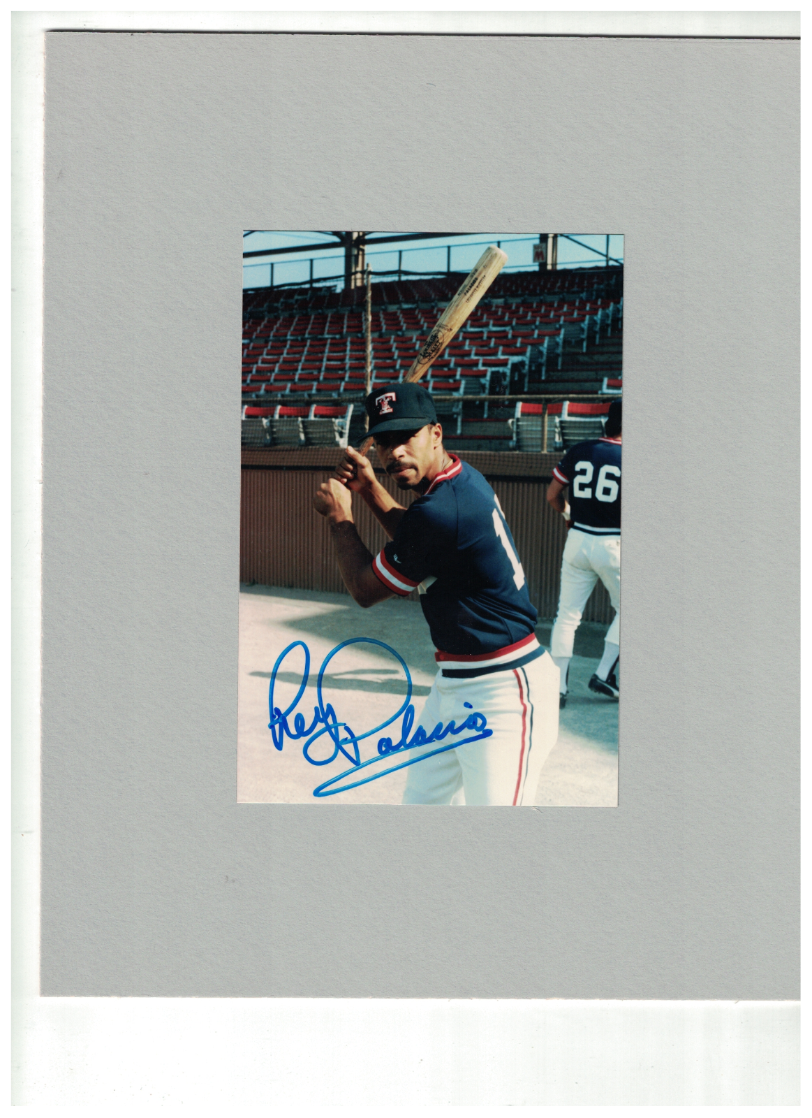 Rey Palacios Toledo Mud Hens Signed 4x6 Photo Poster painting Mounted on Board 8x10 W/COA RH3