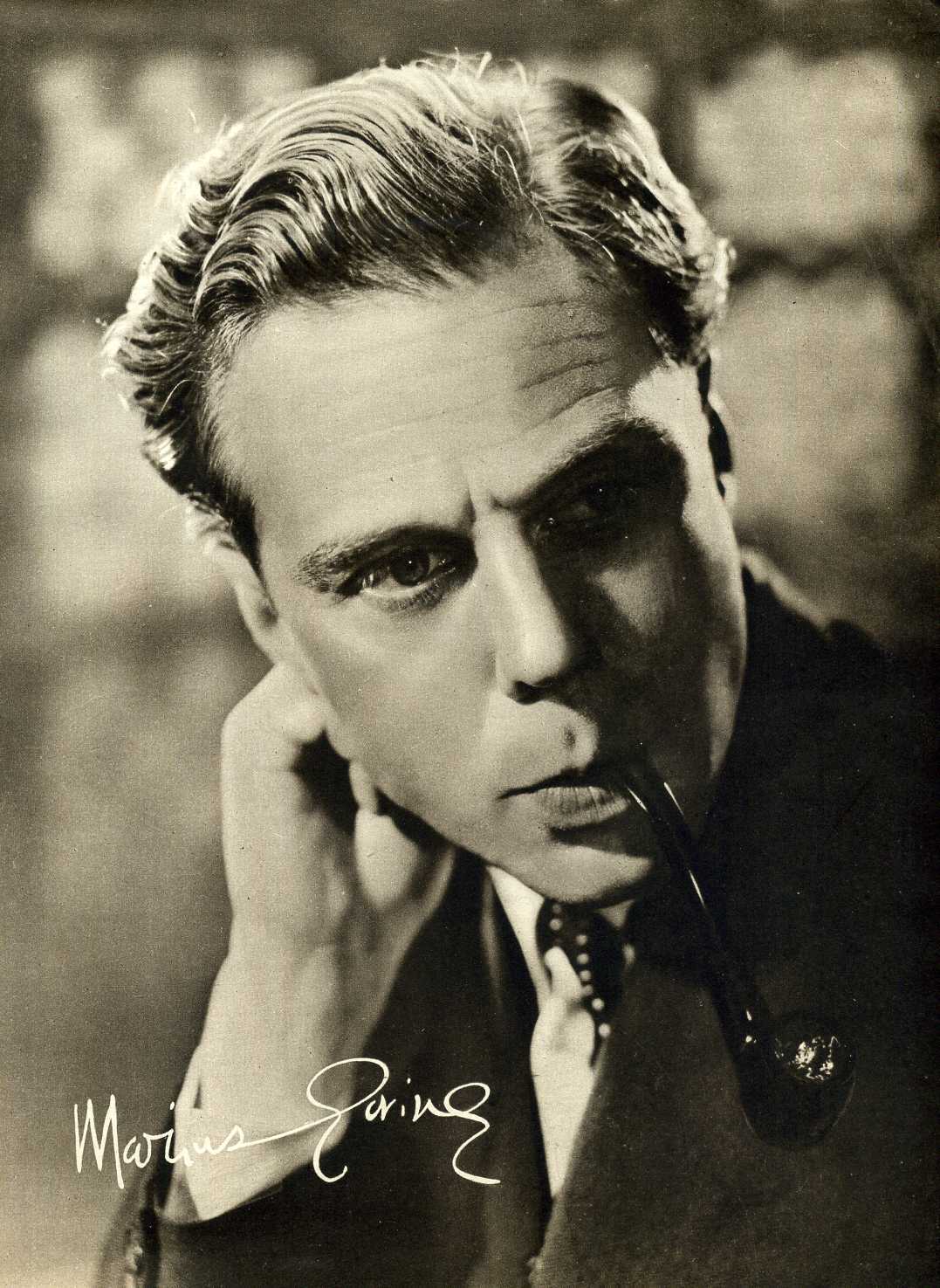 MARIUS GORING Signed Photo Poster paintinggraph - Film Star Actor - Preprint