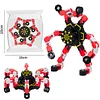 Deformable Fidget Spinner, Double-Layer Chain Robot Finger Toy, Suitable For Boys And Girls