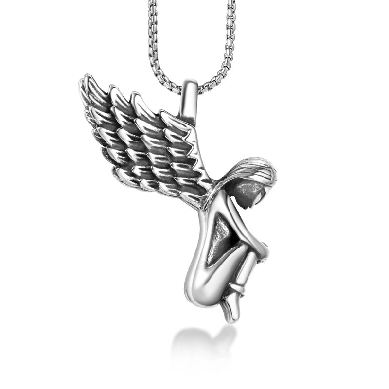 Hip-Hop Retro Brave Troops 304 Stainless Steel Polishing Men's Pendant Necklace