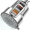 Mist Water Softening 20 Stage Filtered Chrome Shower Head with 5 Customizable Spray Settings