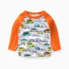 Kid Baby Boys Girls Cotton T Shirts  Long Sleeve Cartoon Tops