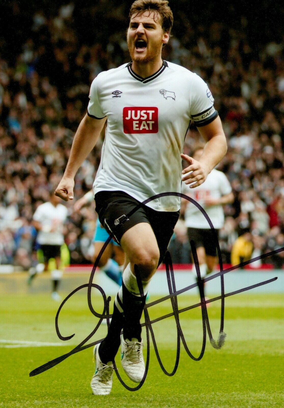 Chris Martin Signed 6x4 Photo Poster painting Derby County Bristol City Genuine Autograph + COA