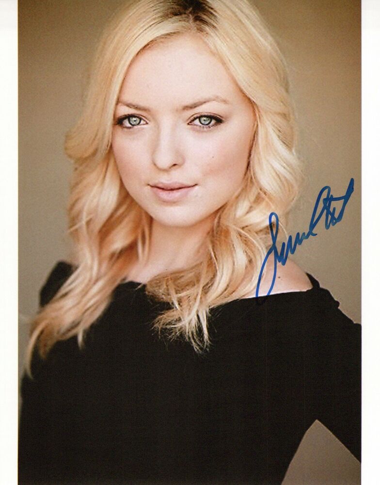 Francesca Eastwood glamour shot autographed Photo Poster painting signed 8x10 #2 grainy