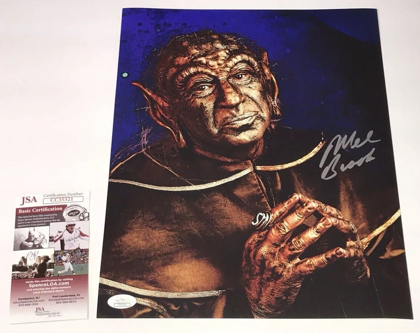 Mel Brooks SPACEBALLS Signed 11X14 Photo Poster painting YOGURT Autograph PROOF JSA COA