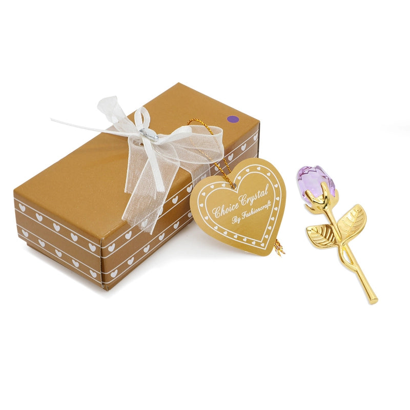 Casual Lady Minimalist Rose Alloy Crystal Ornaments Artificial Flowers