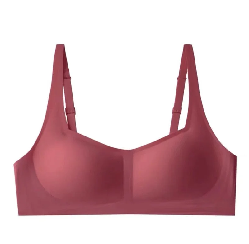 Women Bra Lingerie U-neck Sexy Bras Wire Free Brassieres Seamless Underwear Bralette S-XL Soft Latex Bra Crop Tops for Female