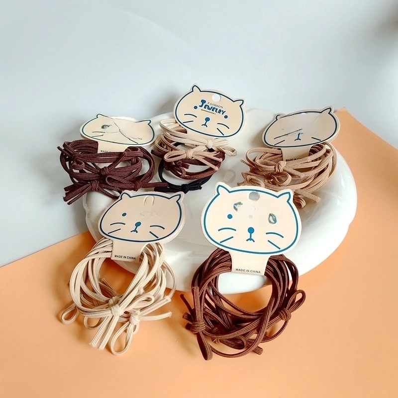 Women's Basic Modern Style Classic Style Solid Color Cloth Elastic String Hair Tie