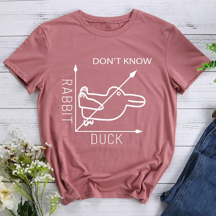 ANB - Rabbit or Duck Easter T-shirt Tee -013309