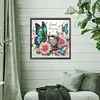 5D DIY Partial Special Shaped Drill Diamond Painting Butterfly Coffee Kit40x40cm (A)