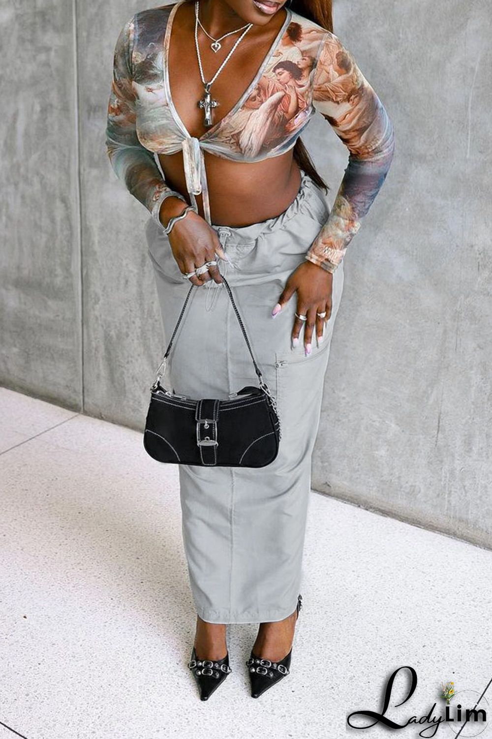 Black Casual Street Solid Patchwork High Waist Straight Solid Color Bottoms