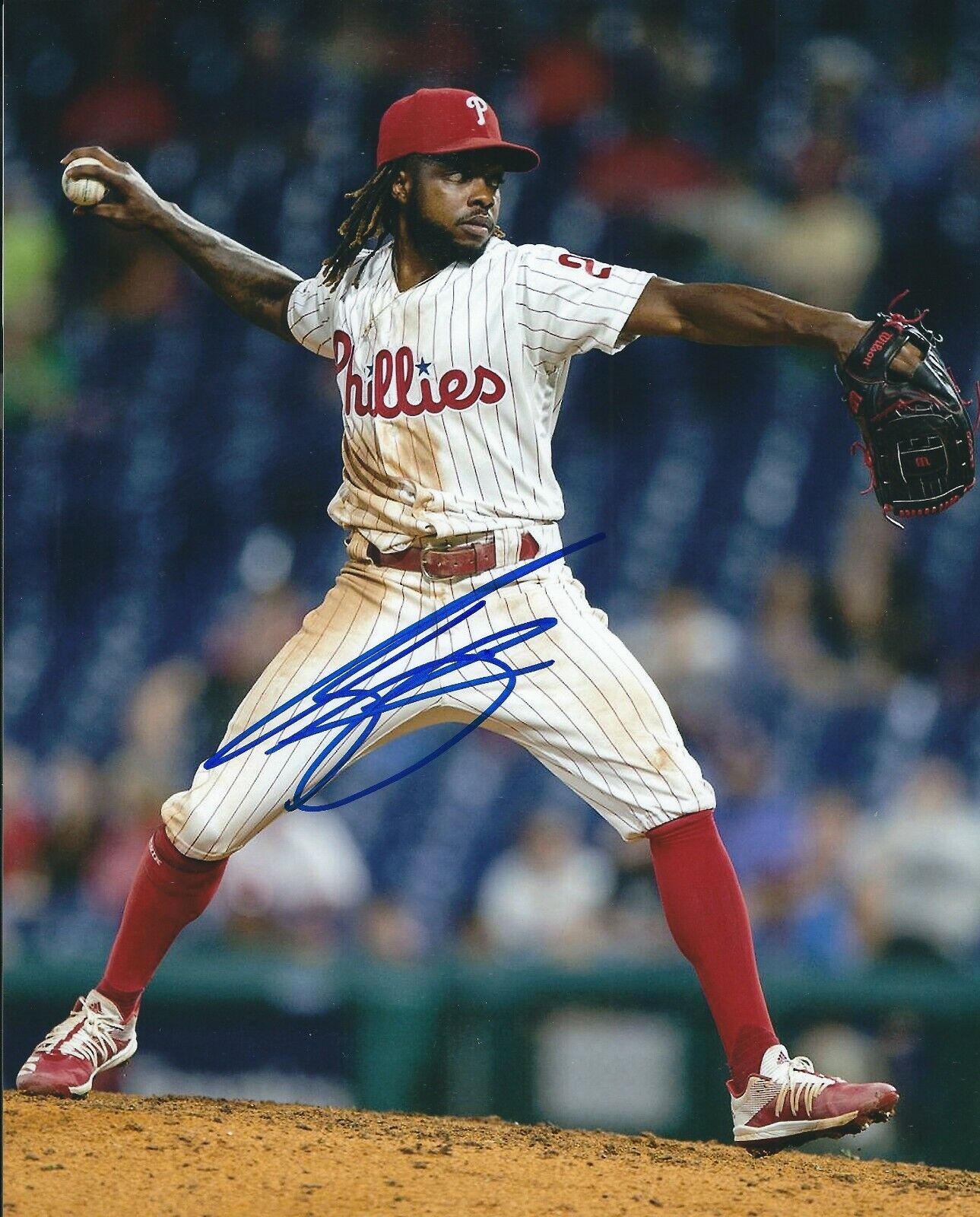 Signed 8x10 ROMAN QUINN Philadelphia Phillies Autographed Photo Poster painting - COA