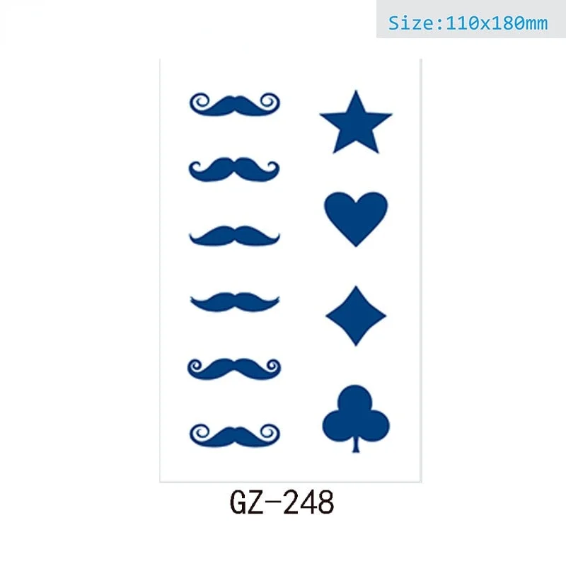 Juice tattoo stickers Net celebrity tattoo stickers lasts 15 days Herbal semi-permanent tattoo stickers