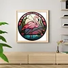 Flamingo - 11CT Stamped Cross Stitch 40*40cm/15.75*15.75in
