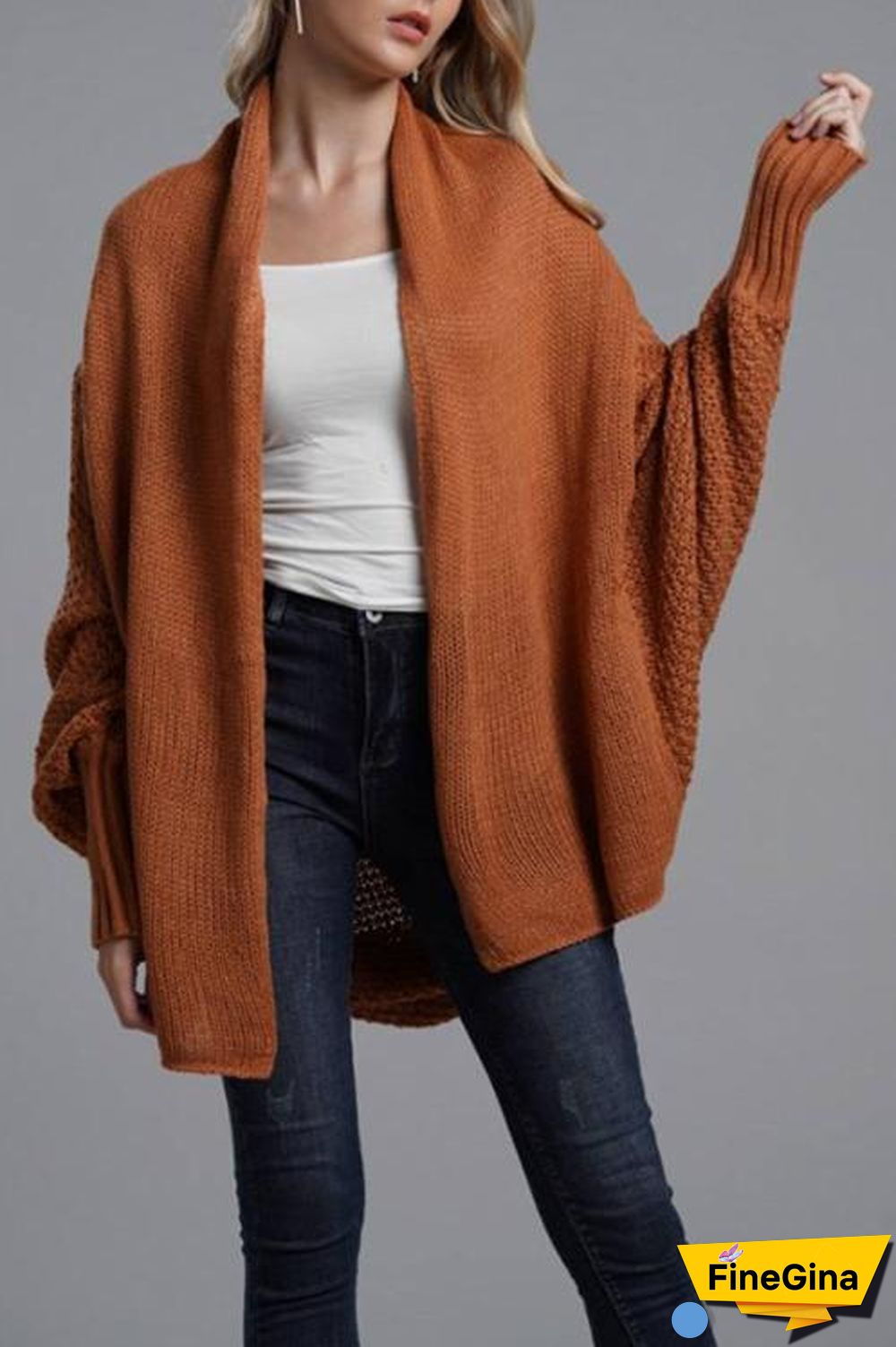 Commuter Bat Sleeve Cardigan