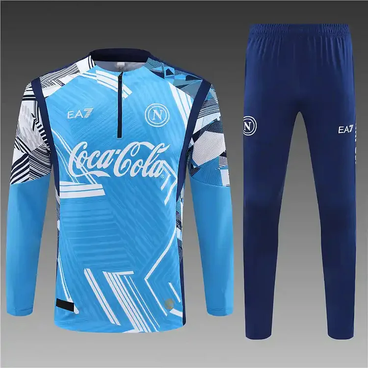 24-25 Naples Lake Blue Half Zip Track Jacket