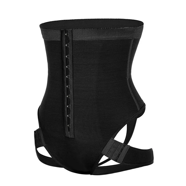 Woherb Woherb High Waist Belly Pants Rich Hip Plastic Large Size Body Pants Breasted Waist Show Bottom Body Pants-Outfit Ideas