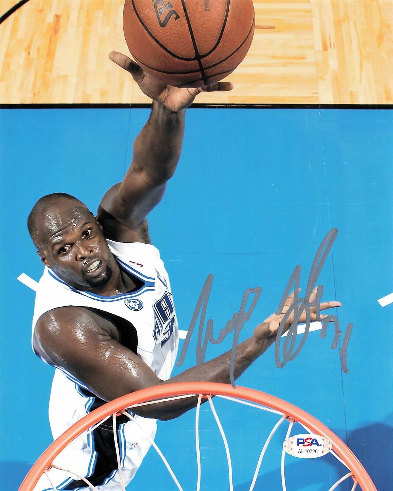 Adonal Foyle signed 8x10 Photo Poster painting PSA/DNA Orlando Magic Autographed