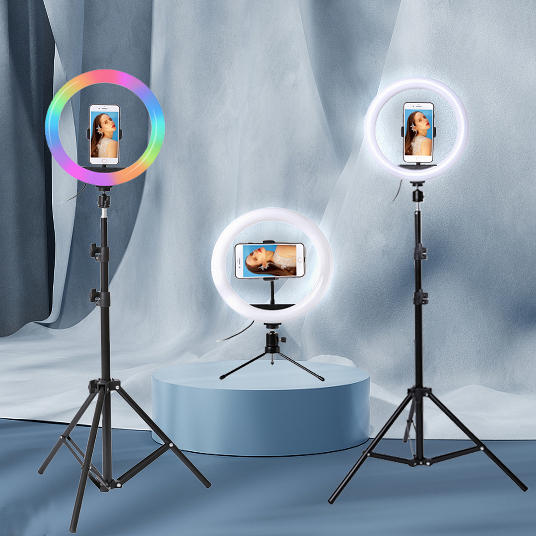 10" Selfie Ring Lights  With Stand Tripod Camera For Phone 、14413221362536236236、sdecorshop