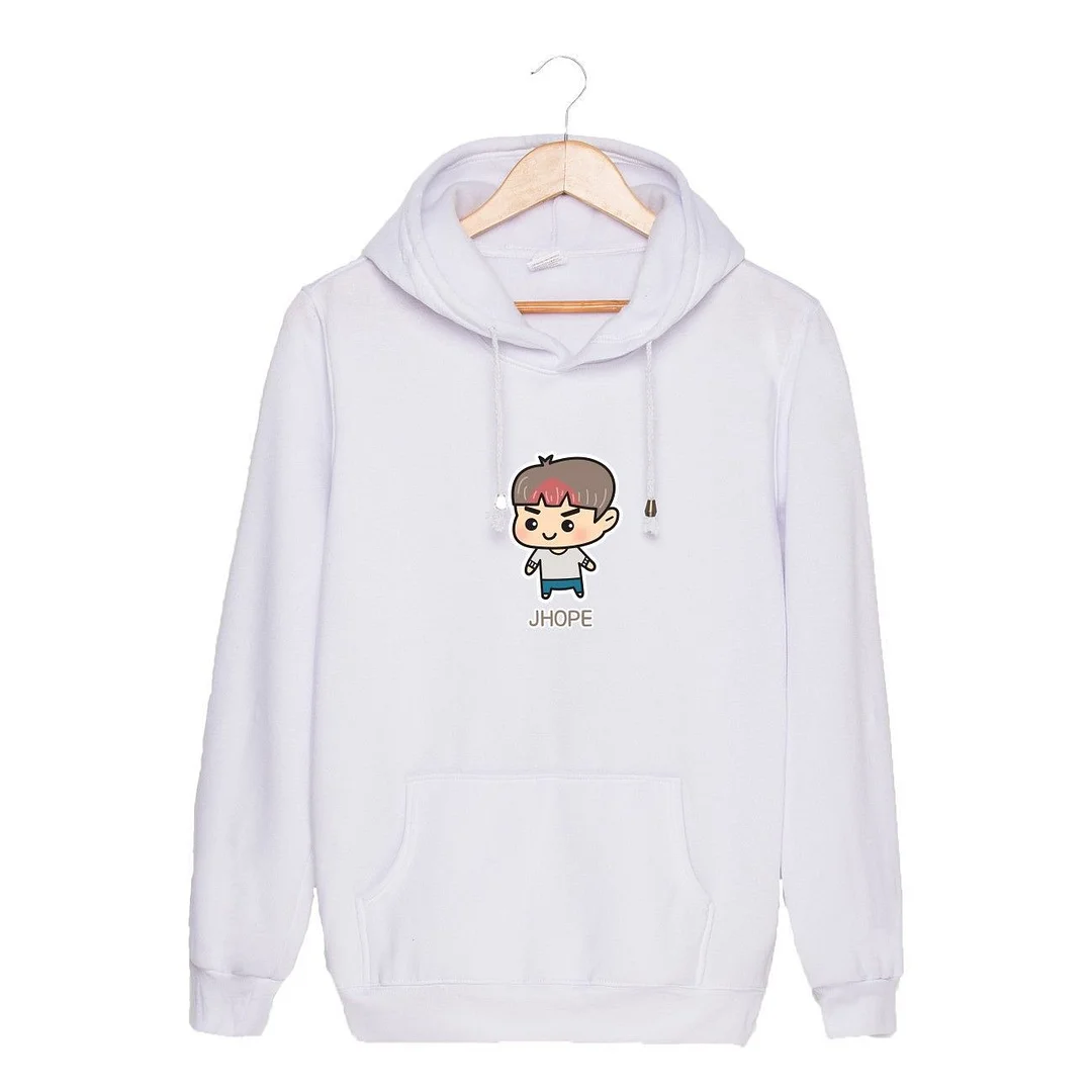 방탄소년단 Cartoon Cheer Hoodies